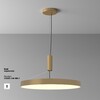 Миниатюра фото потолочный светодиодный светильник maytoni zon c032cl-90w3k-rd-mg | 220svet.ru